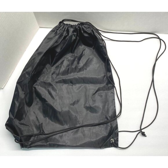 Taco Bell Restaurant Logo Black Drawstring Backpack Bag 16 Inch Tall - Picture 6 of 7